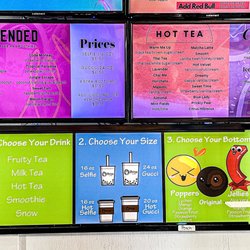 Boise Boba - Menu 16oz $5.50 24oz $6.50