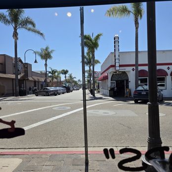 Splash Cafe - View from our table - Desserts Near Me - Pismo Beach, California