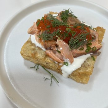 Yang’s Kitchen - Smoked salmon hash - Asian Fusion Near Me - Alhambra, California