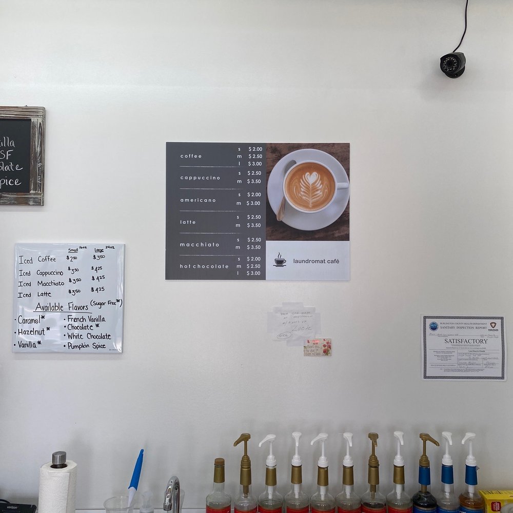 Laundromat Cafe - Café drink menu - Laundromat Near Me - Maple Shade, New Jersey Laundromat Cafe - Café drink menu - Laundromat Near Me - Maple Shade, New Jersey