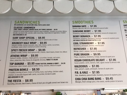 Menu photo 4 Jan's Health Bar Laguna Beach, CA