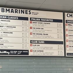 Jersey Mike's Subs - Menu