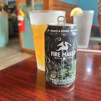 Beamie's at the River - Fire maker is from Atlanta -- though Inhad a beer from Savannah River Brewing that was cold and tasty as well! - American Near Me - Augusta, Georgia