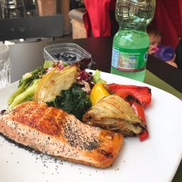 Salmon lunch entree was amazing!