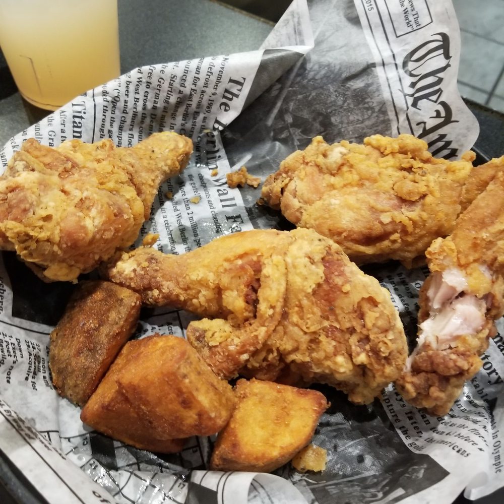 Danji - Regular fried chicken and fried potatoes - Korean Near Me - Buford, Georgia