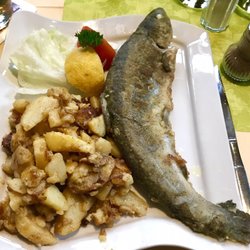 Gasthof Anker - Forelle mit Bratkartoffeln extrem lecker