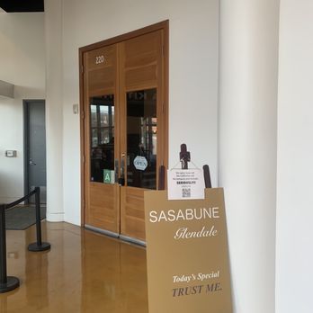Sasabune Glendale - Entrance on P3 Level - Sushi Bars Near Me - Glendale, California