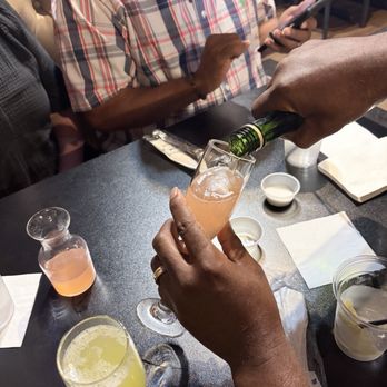 Flavor 90's Bar - Strawberry mimosas - Mexican Near Me - Nashville, Tennessee