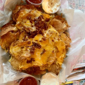 The Bubble Room - Carolina moons with cheese and bacon - Desserts Near Me - Captiva, Florida