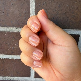 Star Nail & Eyelash - Neutral cat eye- so much prettier in person - Nail Salons Near Me - New York, New York Star Nail & Eyelash - Neutral cat eye- so much prettier in person - Nail Salons Near Me - New York, New York