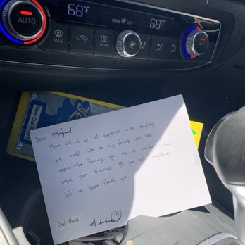 Superior Auto Styling - Nice note to keep my business...and the gift - Windshield Installation & Repair Near Me - Ontario, California