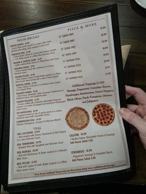 Menu photo 3 Giuseppe's Floresville, TX
