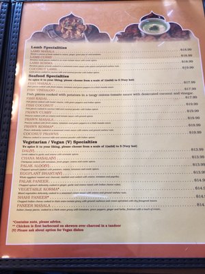 Menu photo 3 Indian Flame on Main Osoyoos, BC