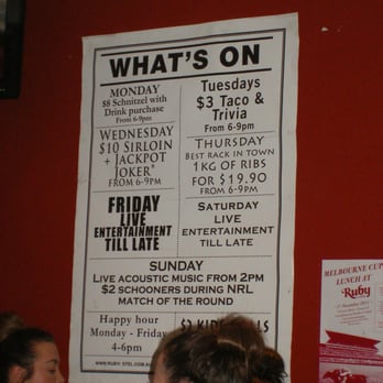 Ruby Pub & Hotel - Wine Bars Near Me - Rozelle, NSW