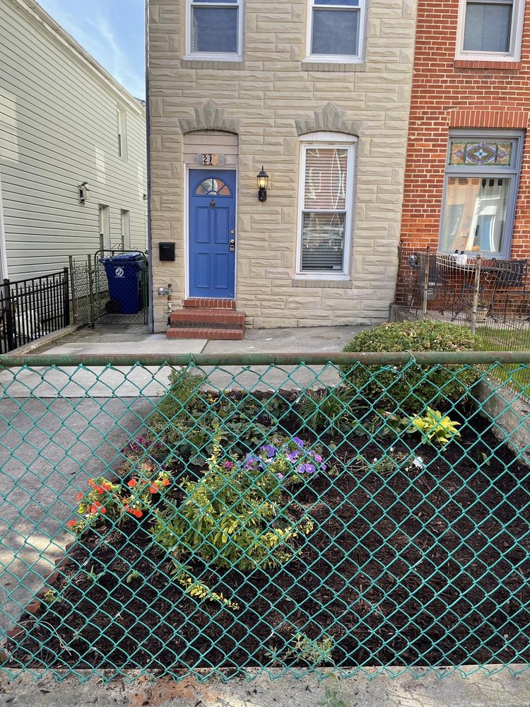 Garden cleanup and mulching