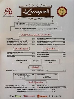 Menu photo 6 Langer's Delicatessen Los Angeles, CA Menu photo 6 Langer's Delicatessen Los Angeles, CA