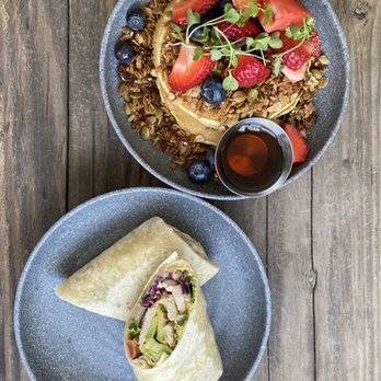 Blueys Kitchen - Squash pancakes + Pedro's burrito - Cafes Near Me - Santa Monica, California Blueys Kitchen - Squash pancakes + Pedro's burrito - Cafes Near Me - Santa Monica, California