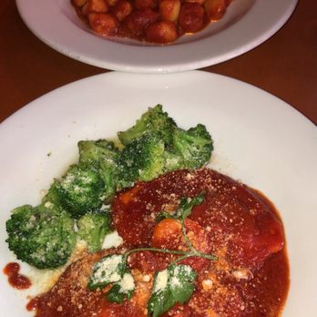 Spago Trattoria E Pizzeria - Background dish: gnocchi palomino ($15) Foreground dish: pollo Spago ($24) - Italian Near Me - Windsor, Ontario Spago Trattoria E Pizzeria - Background dish: gnocchi palomino ($15) Foreground dish: pollo Spago ($24) - Italian Near Me - Windsor, Ontario