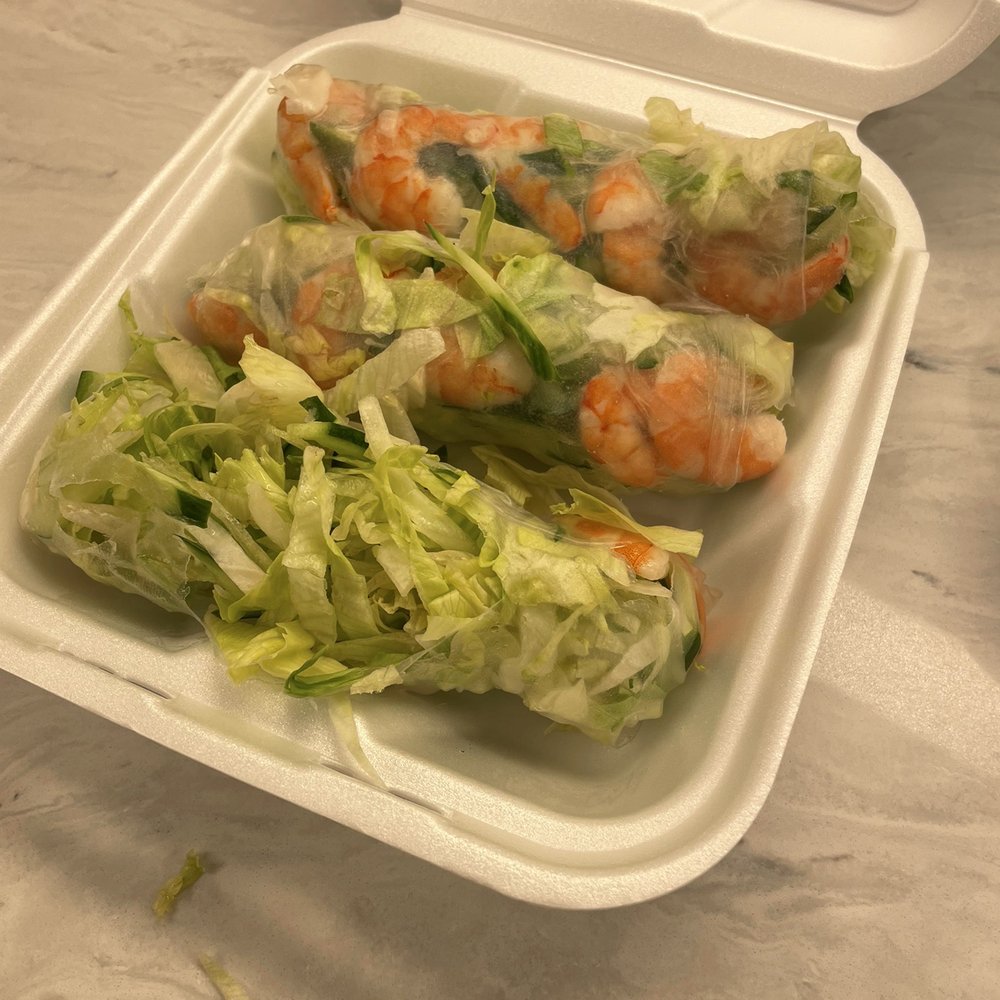 Pho DJ - You can clearly see that the rice paper was not wrapped all around. - Vietnamese Near Me - Riverside, California Pho DJ - You can clearly see that the rice paper was not wrapped all around. - Vietnamese Near Me - Riverside, California