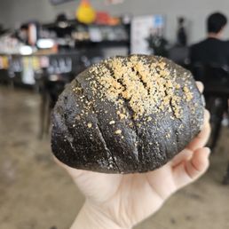 Squid Ink Cheese Roll