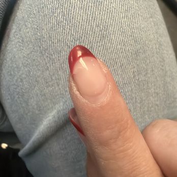 Ocean Nails & Spa - right hand pinter finger nail cracked - Nail Salons Near Me - Goleta, California