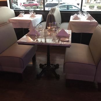 801 Fish - Small Marble Top Table for Two in the Bar. - Seafood Near Me - Clayton, Missouri 801 Fish - Small Marble Top Table for Two in the Bar. - Seafood Near Me - Clayton, Missouri