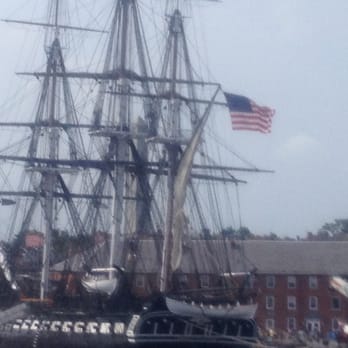 USS Constitution Museum - View of the USS Constitution from the Charles River cruise tour - Museums Near Me - Boston, Massachusetts