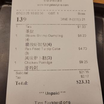 Ming's Tasty Restaurant - Dim Sum Near Me - Oakland, California