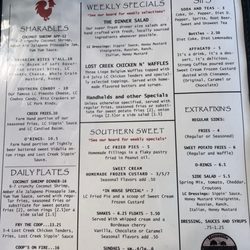 Lost Creek Mercantile And Provisions - Menu