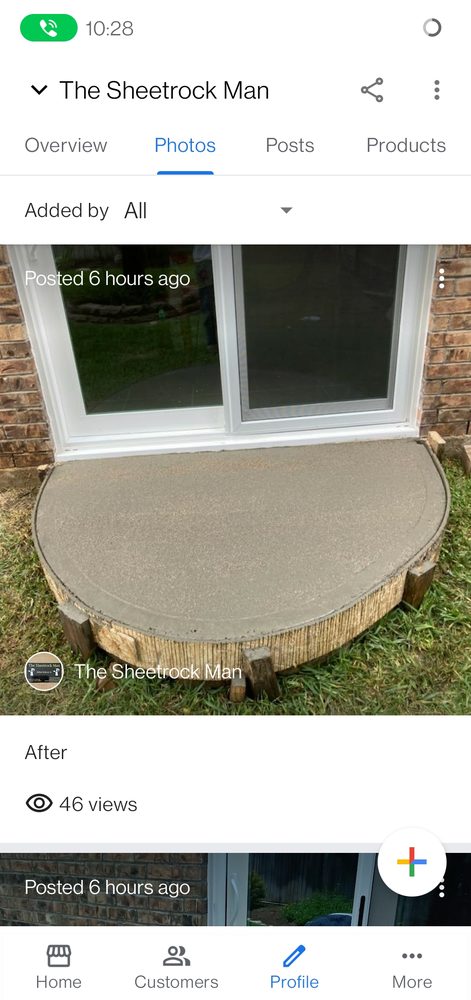 Slide of The Sheetrock Man