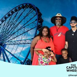 The Capital Wheel - One of our many funny photos from the wheel!