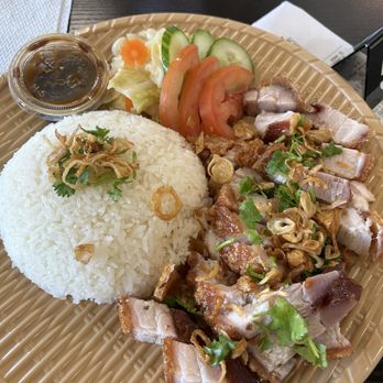 Jade’s Corner Deli - Crispy pork belly plate W - Delis Near Me - Taylorsville, Utah