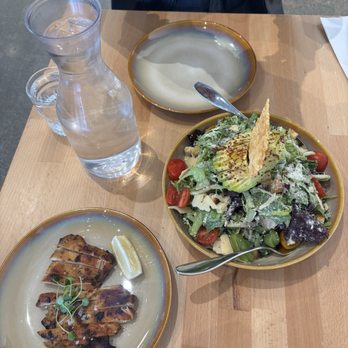 The Outpost - Cesar salad with grilled chicken - Pizza Near Me - Riverside, California The Outpost - Cesar salad with grilled chicken - Pizza Near Me - Riverside, California