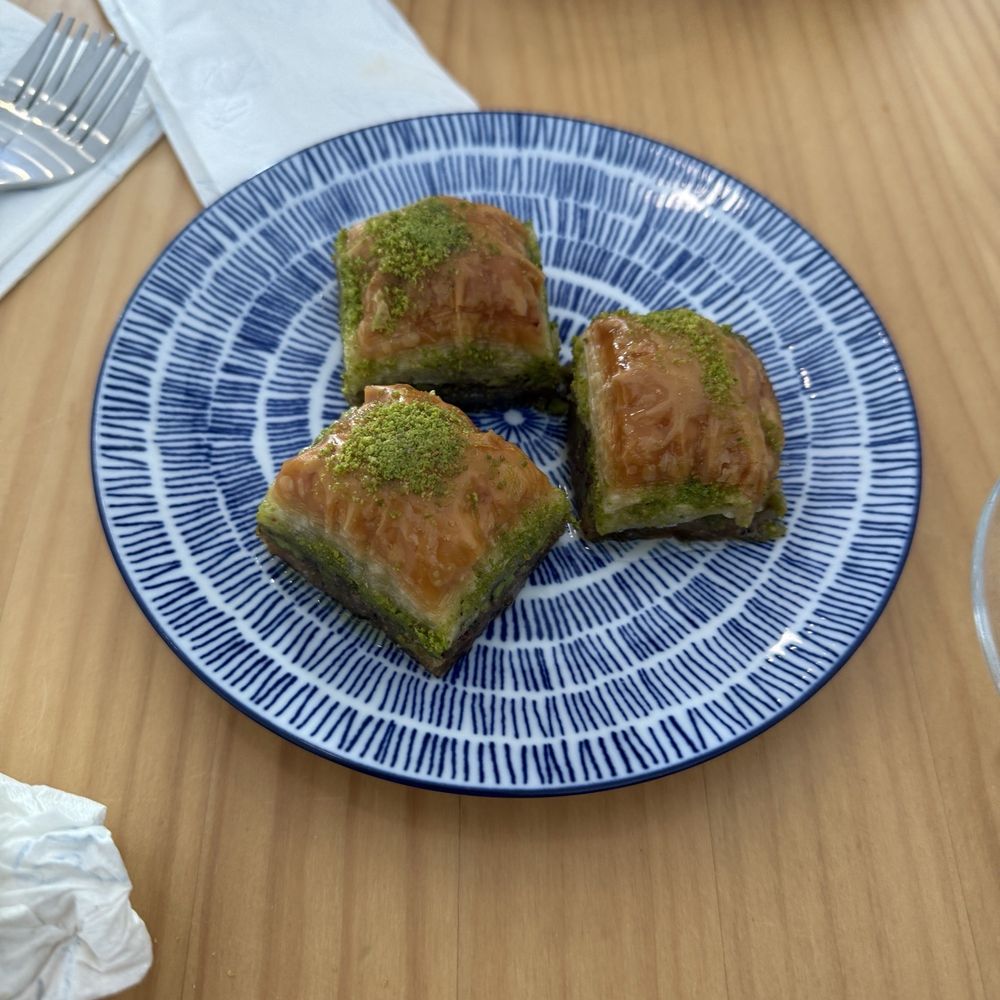 Olive's Mediterranean Grill - Istanbul Baklava (3 piece) - Coffee & Tea Near Me - Key West, Florida Olive's Mediterranean Grill - Istanbul Baklava (3 piece) - Coffee & Tea Near Me - Key West, Florida