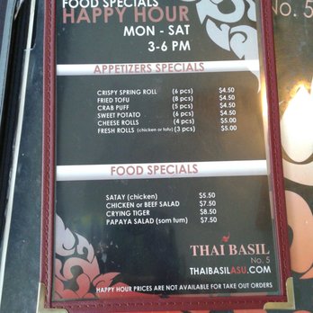 Thai Basil - Thai Near Me - Tempe, Arizona