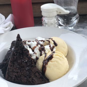 Side Street Cafe - Gluten free brownie sundae - American Near Me - Bar Harbor, Maine Side Street Cafe - Gluten free brownie sundae - American Near Me - Bar Harbor, Maine