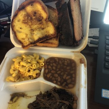 Wicked Oak Barbeque - Combo: ribs & brisket, Mac and baked bean with Texas toast - Barbeque Near Me - Tampa, Florida Wicked Oak Barbeque - Combo: ribs & brisket, Mac and baked bean with Texas toast - Barbeque Near Me - Tampa, Florida