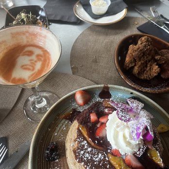 Kokomo - Sweet Plantain Pancakes and Good Vibez cocktail - Caribbean Near Me - Brooklyn, New York Kokomo - Sweet Plantain Pancakes and Good Vibez cocktail - Caribbean Near Me - Brooklyn, New York