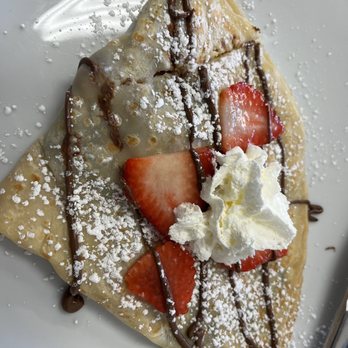Cultura Ccafe - A bit of heaven when eating this strawberry Nutella  crepe - Coffee & Tea Near Me - Chicago, Illinois
