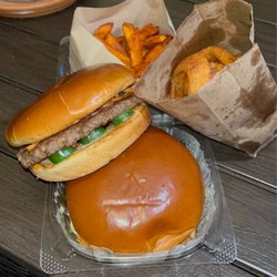 Plant B - TAKE BAHN MI, PERFECTLY PREPARED ONION RINGS AND SWEET POTATO FRIES
