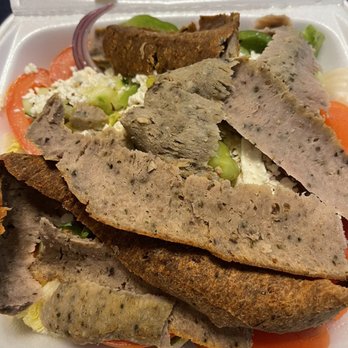 Gyros Express and More - Greek Salad with gyro meat added - Greek Near Me - Pasadena, Texas Gyros Express and More - Greek Salad with gyro meat added - Greek Near Me - Pasadena, Texas