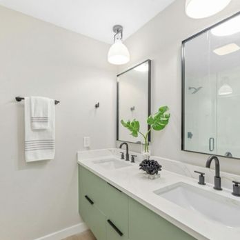 U Granites & Cabinets More - Mint Green European style cabinets - Flooring Near Me - Austin, Texas U Granites & Cabinets More - Mint Green European style cabinets - Flooring Near Me - Austin, Texas
