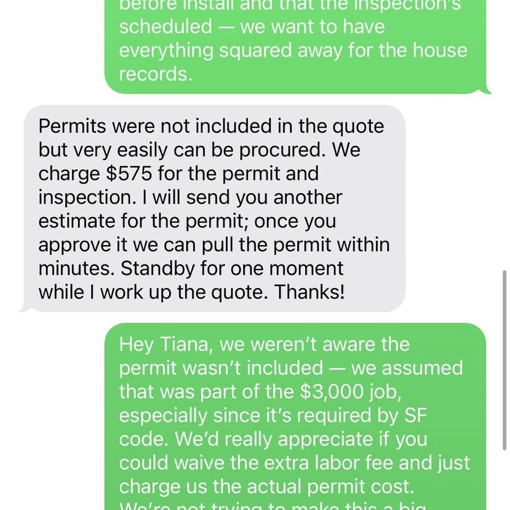 Magic Plumbing - Permit pricing didn't come with the 3,000 the technician priced to my Dad. - Plumbing Near Me - San Francisco, California