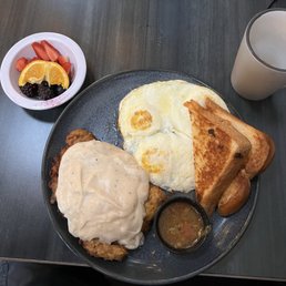 Chicken Fried Steak & Eggs