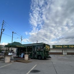 Trolley Car coffee company mobile drinkerie... Trolley Car coffee company mobile drinkerie...