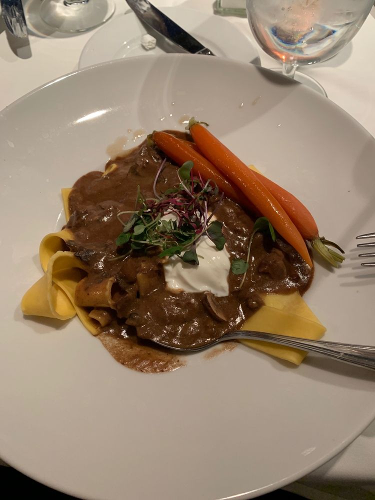 Order TENDERLOIN OF BEEF STROGANOFF food online from Pahrump Valley Winery store, Pahrump on bringmethat.com