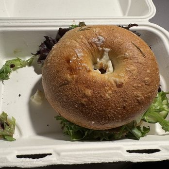 Tilly Bagel Shop - Veggie opened face with vegan cream cheese - Coffee & Tea Near Me - Chicago, Illinois