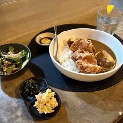 Kemuri - Kara'age Kare (Set Chicken curry with rice); Follow me @RimyEats on Instagram