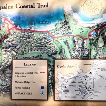Kapalua Coastal Trail - Trail map - Hiking Near Me - Lahaina, Hawaii