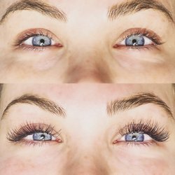 Queen Bee Esthetics - Baby blues!  Cat eye look